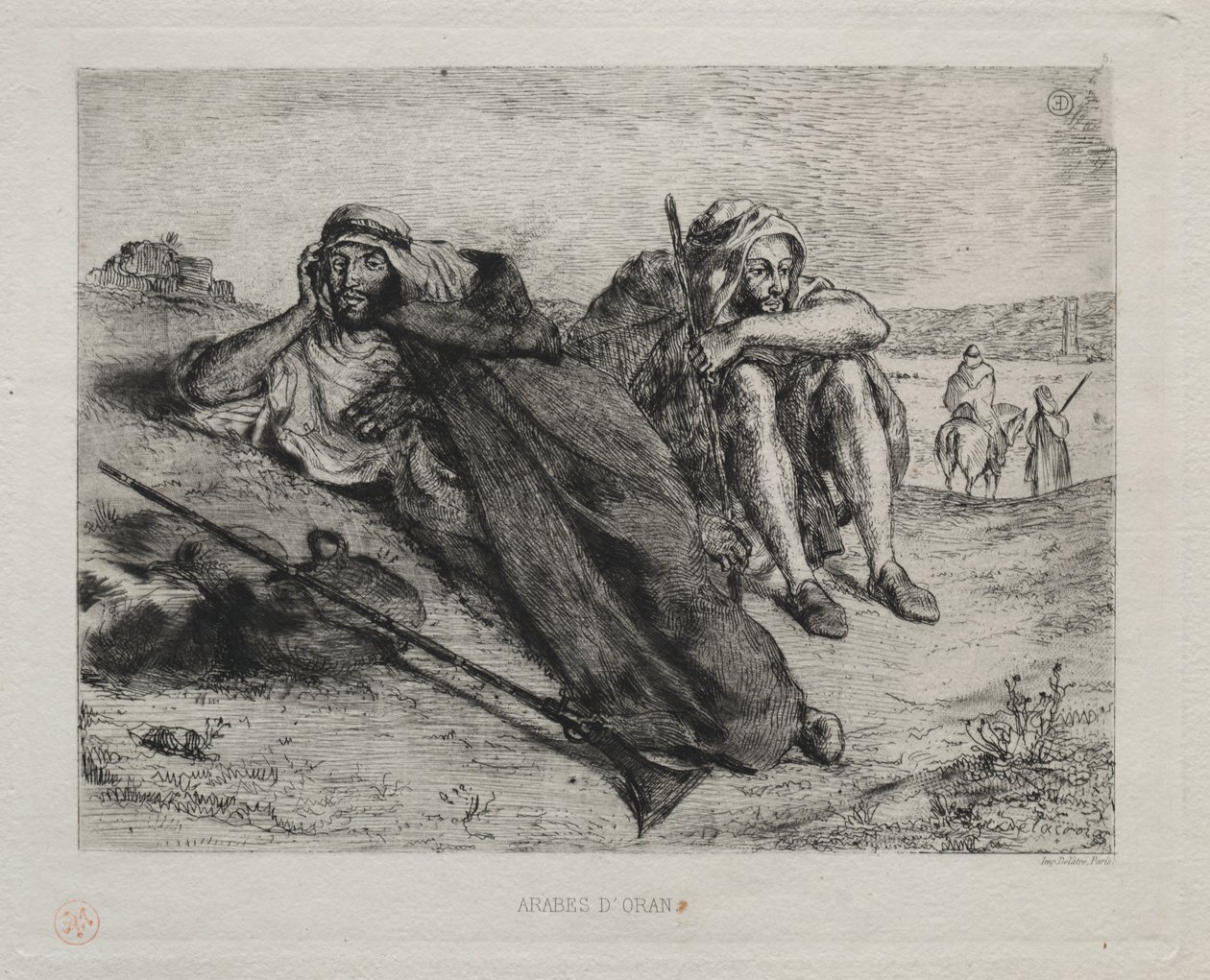 Arabowie z Oranu autorstwa Eugène Delacroix