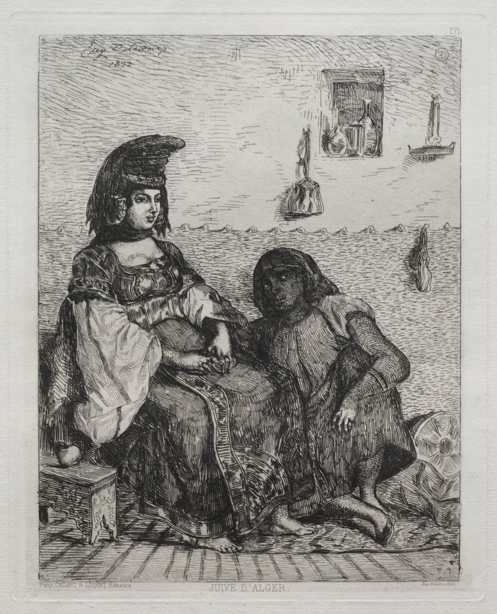 Żydówka z Algieru autorstwa Eugène Delacroix