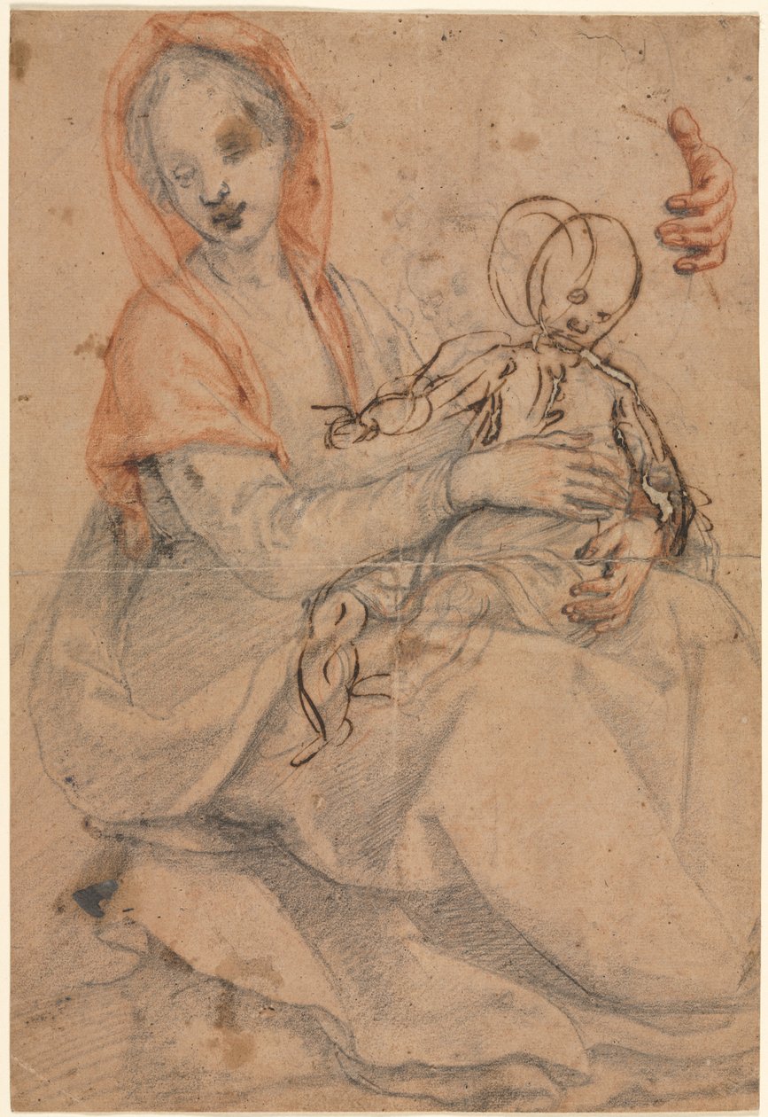 Madonna z Dzieciątkiem autorstwa Eugène Delacroix