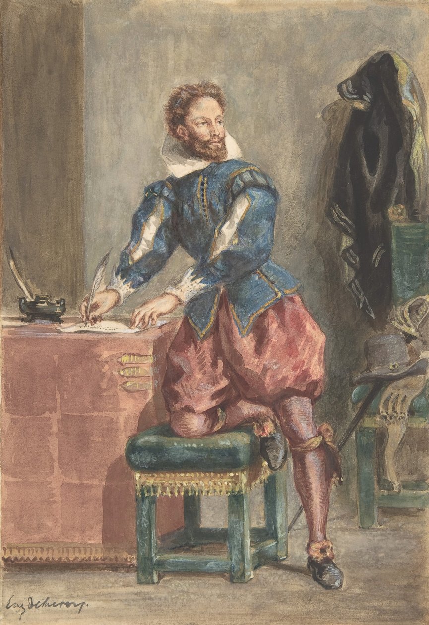 Mathurina Regniera, ca. 1846. autorstwa Eugène Delacroix