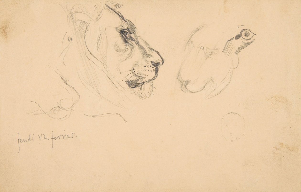 Szkicownik z widokami Tours, Francja i jej okolice, 1828-29. autorstwa Eugène Delacroix
