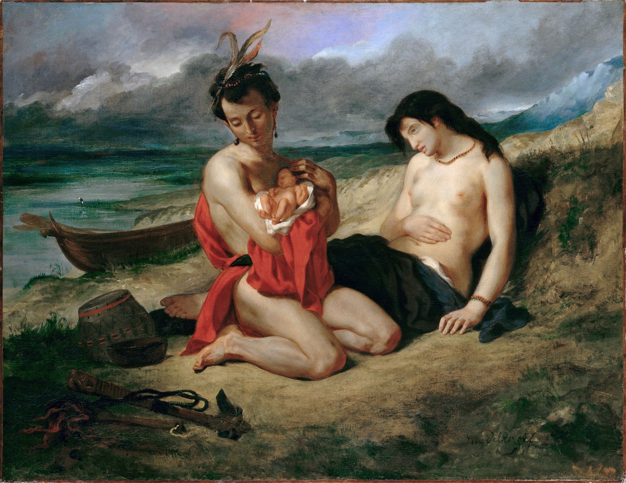 Natchez autorstwa Eugène Delacroix