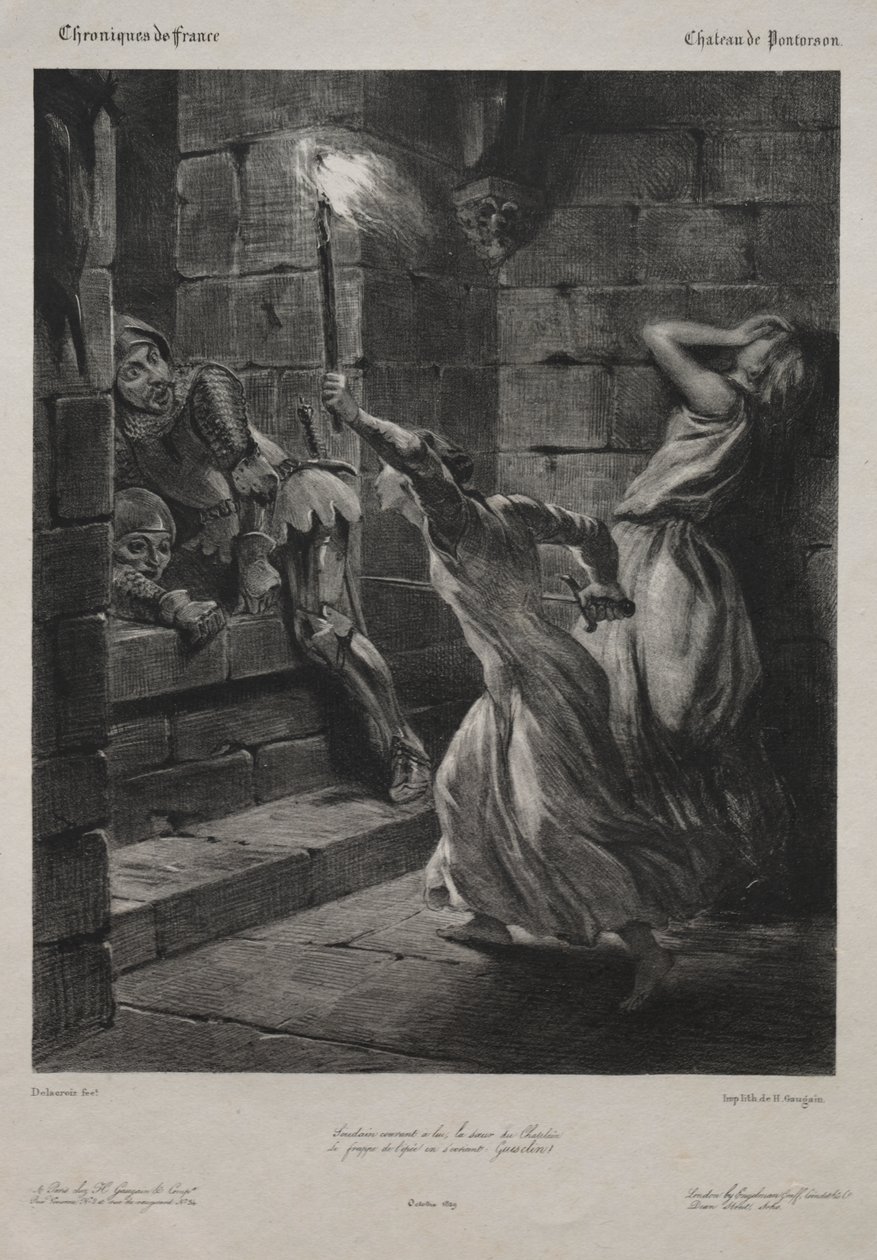 Siostra Duguesclin autorstwa Eugène Delacroix