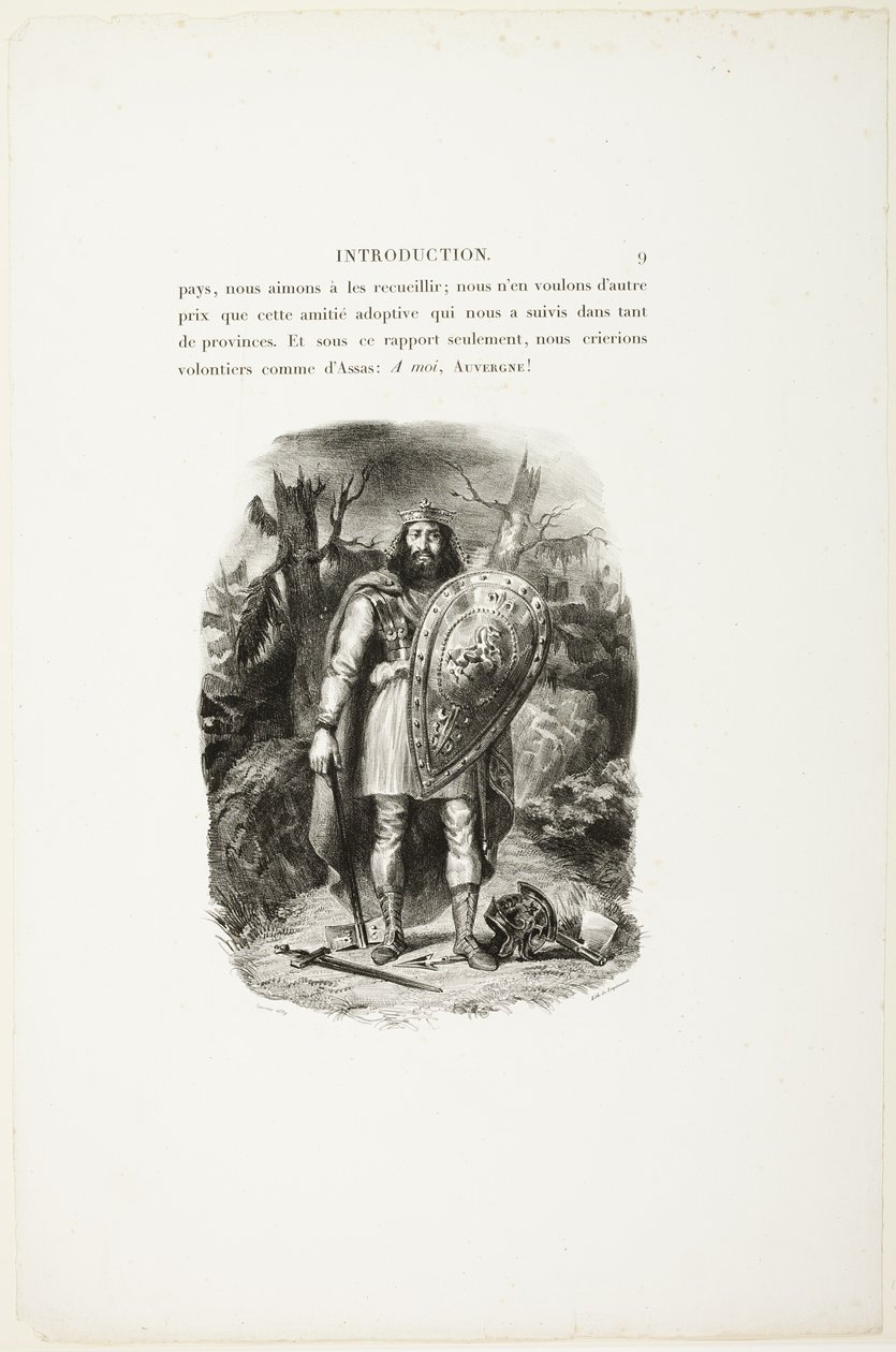 Vercingétorix autorstwa Eugène Delacroix