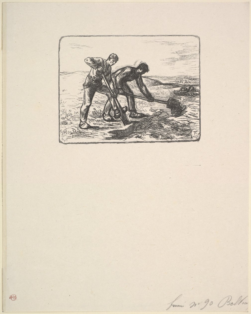 Kopacze, 1830-99. autorstwa Eugène Froment