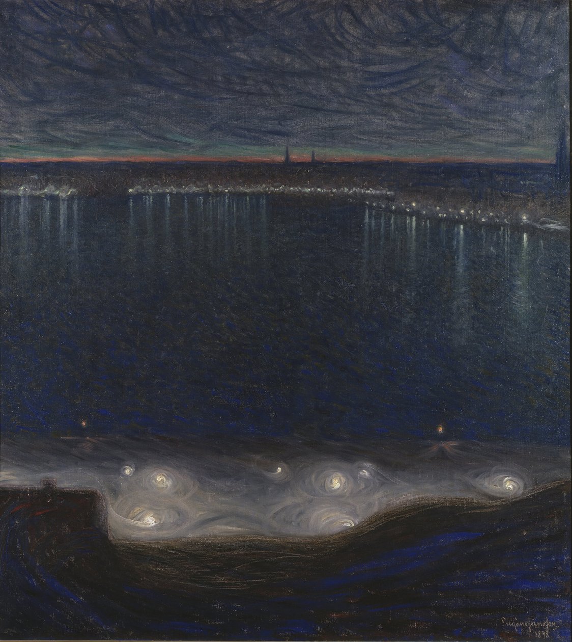 Riddarfjärden, Sztokholm autorstwa Eugène Jansson