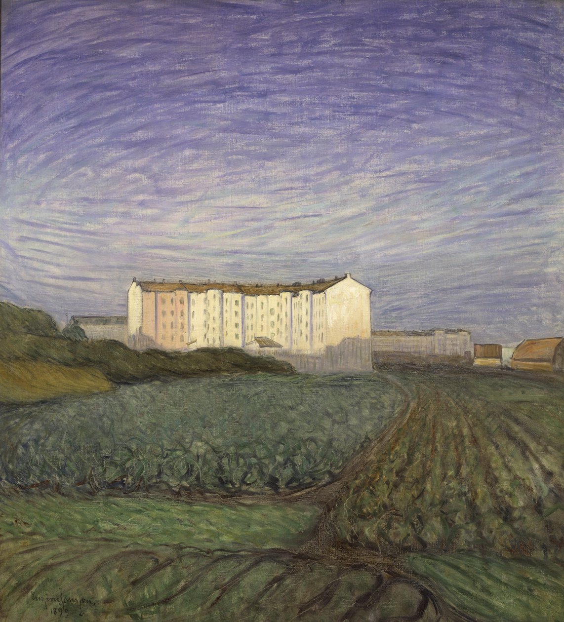 Przedmieścia miasta, 1899 autorstwa Eugène Jansson