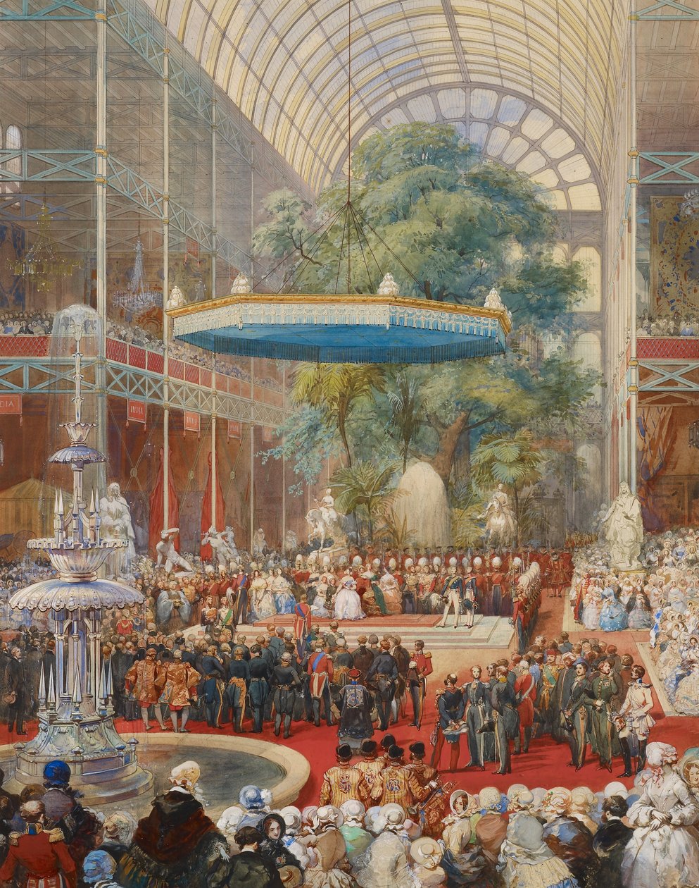 Otwarcie Wielkiej Wystawy, 1 maja 1851 autorstwa Eugène Lami