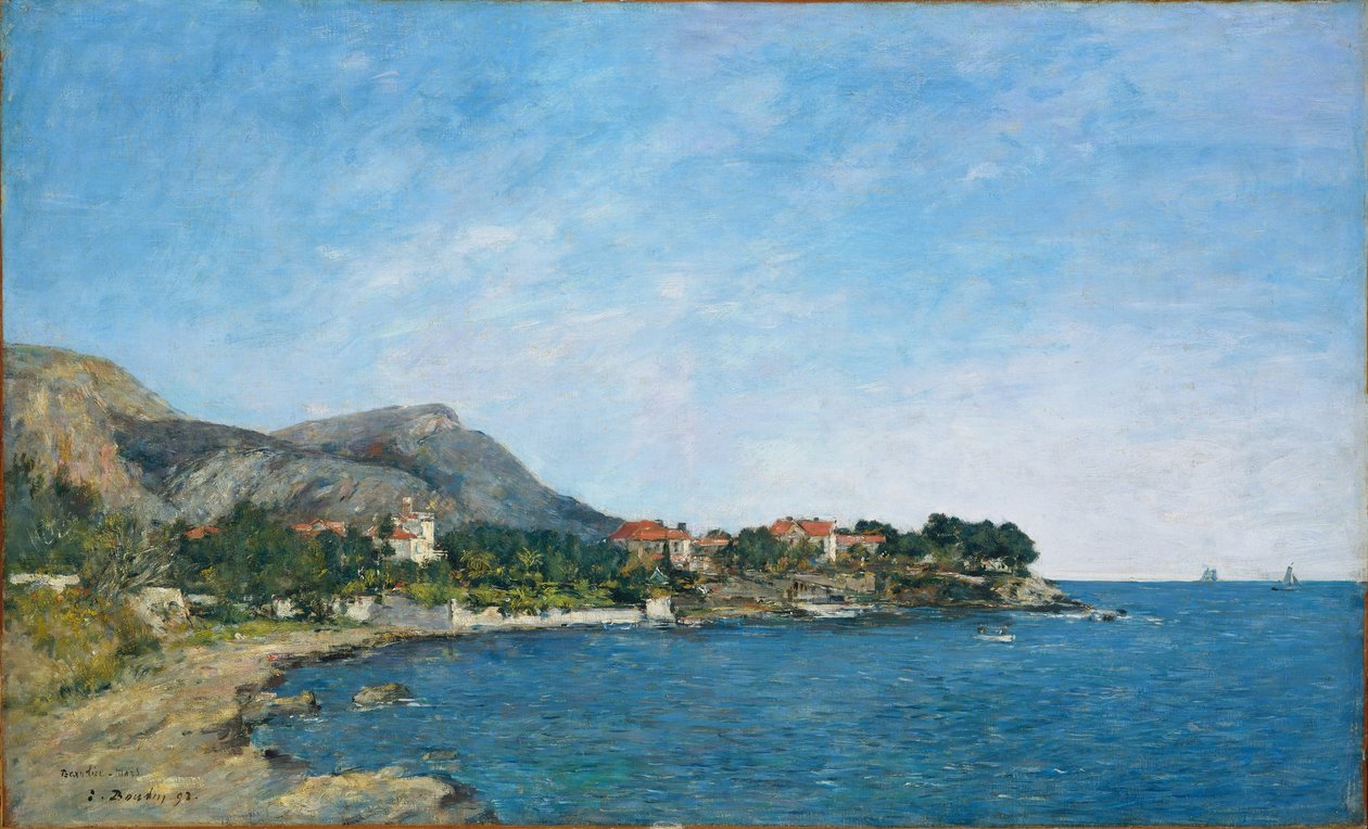 Beaulieu: Zatoka Fourmis autorstwa Eugene Louis Boudin