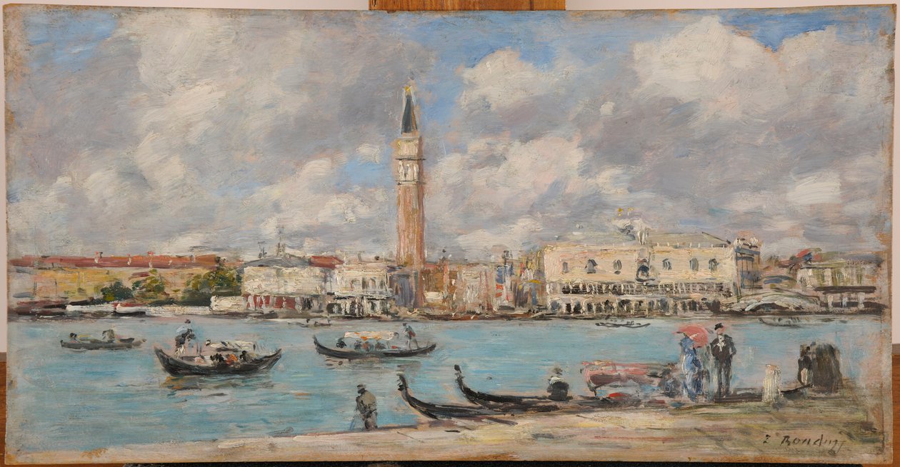 Wenecja. San Giorgio autorstwa Eugene Louis Boudin