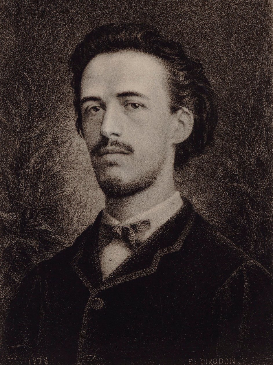 Portret kompozytora Benjamina Godarda 1849-1895, 1878. autorstwa Eugène Louis Pirodon