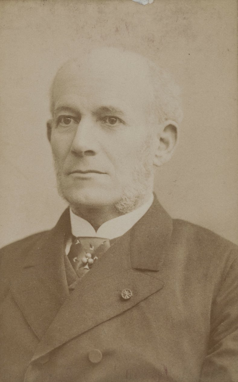 Portret Constant-Louis-Jean-Benjamin Jaurès (1823-1889), (admirał, dyplomata, polityk) autorstwa Eugene Pirou