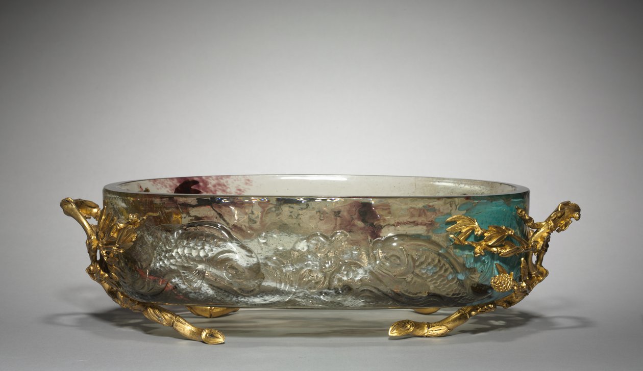 Centralny element, prawdopodobnie wykonany przez Firm of Appert Frères, sprzedawany przez Firm of Escalier de Cristal, c.1880 autorstwa Eugène Rousseau