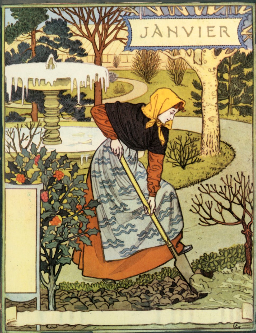 Styczeń 1896. autorstwa Eugene Grasset