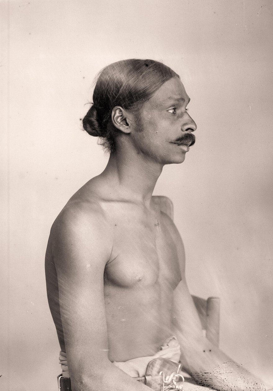 Portret mężczyzny ze Sri Lanki, ok. 1890 autorstwa Eugène Trutat