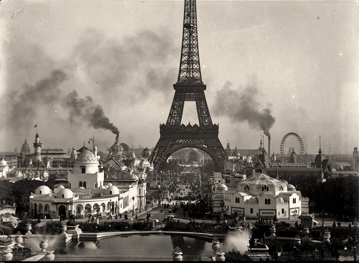 Widok na wystawę Universelle, Paryż. 1900 autorstwa Eugène Trutat