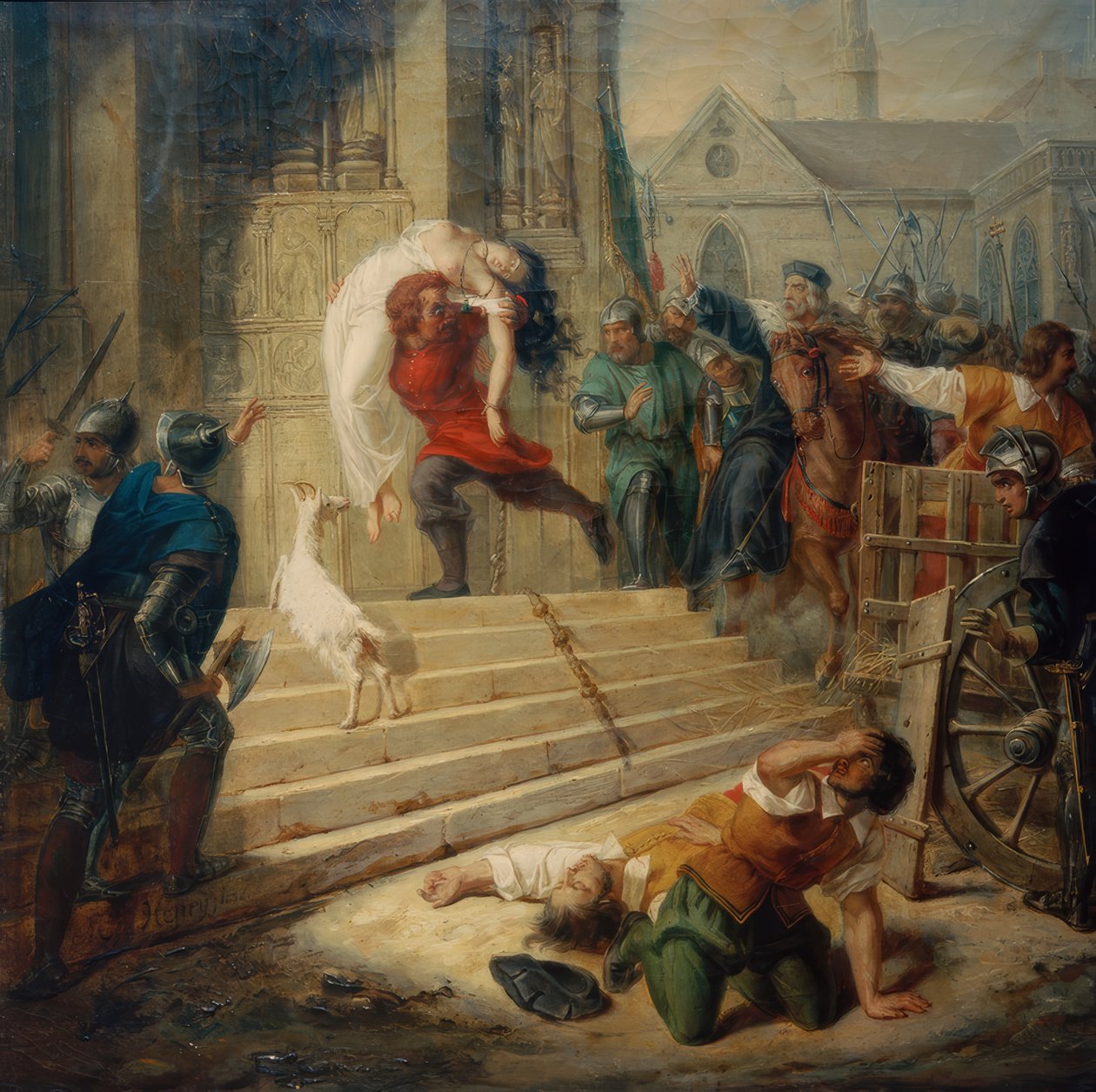 Quasimodo wyreżyserował Esmeralda autorstwa Eugénie Henry