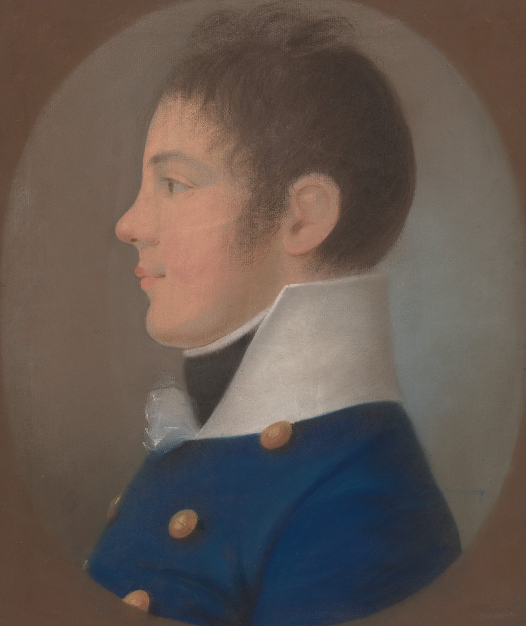Portret młodego mężczyzny w profilu autorstwa European 19th Century
