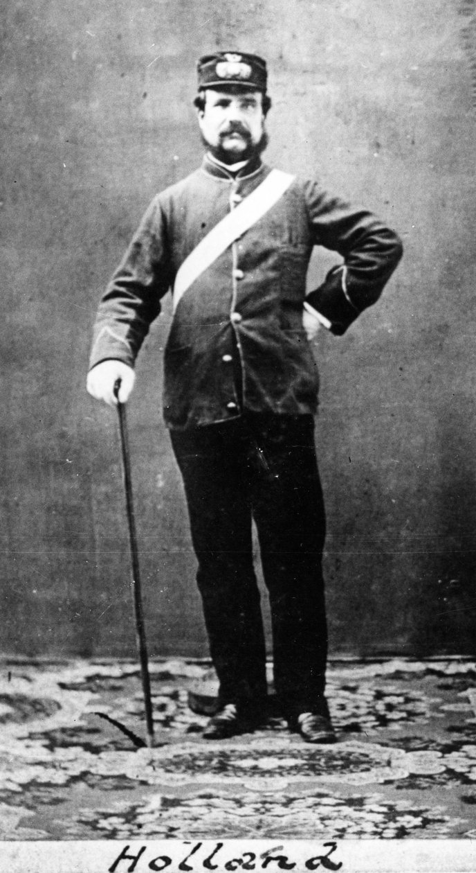 Kapitan Holland, c.1860 autorstwa European Photographer