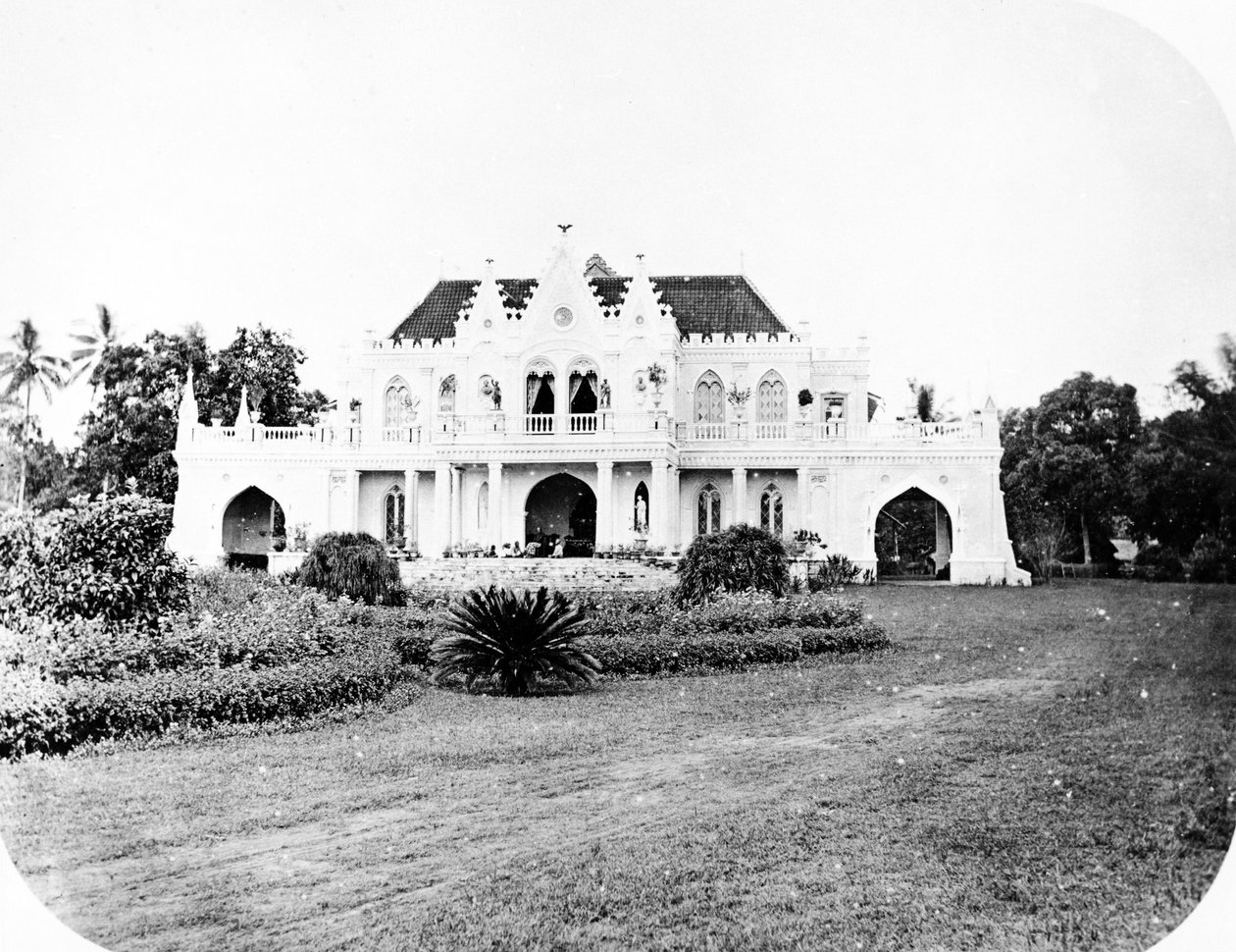 Dom Radena Salehsa, Cikini, Jawa, ok. 1872 r. autorstwa European Photographer