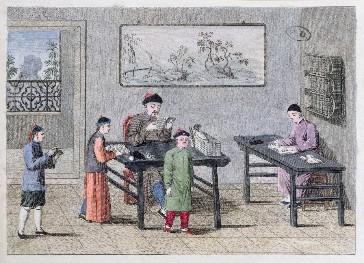 Szkoła chińska, ok.1810 autorstwa European School