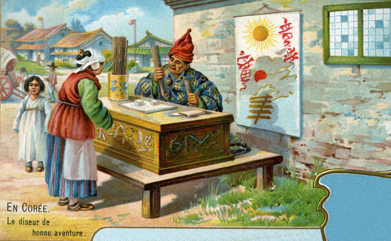 Wróżka w Korei, 1904 autorstwa European School
