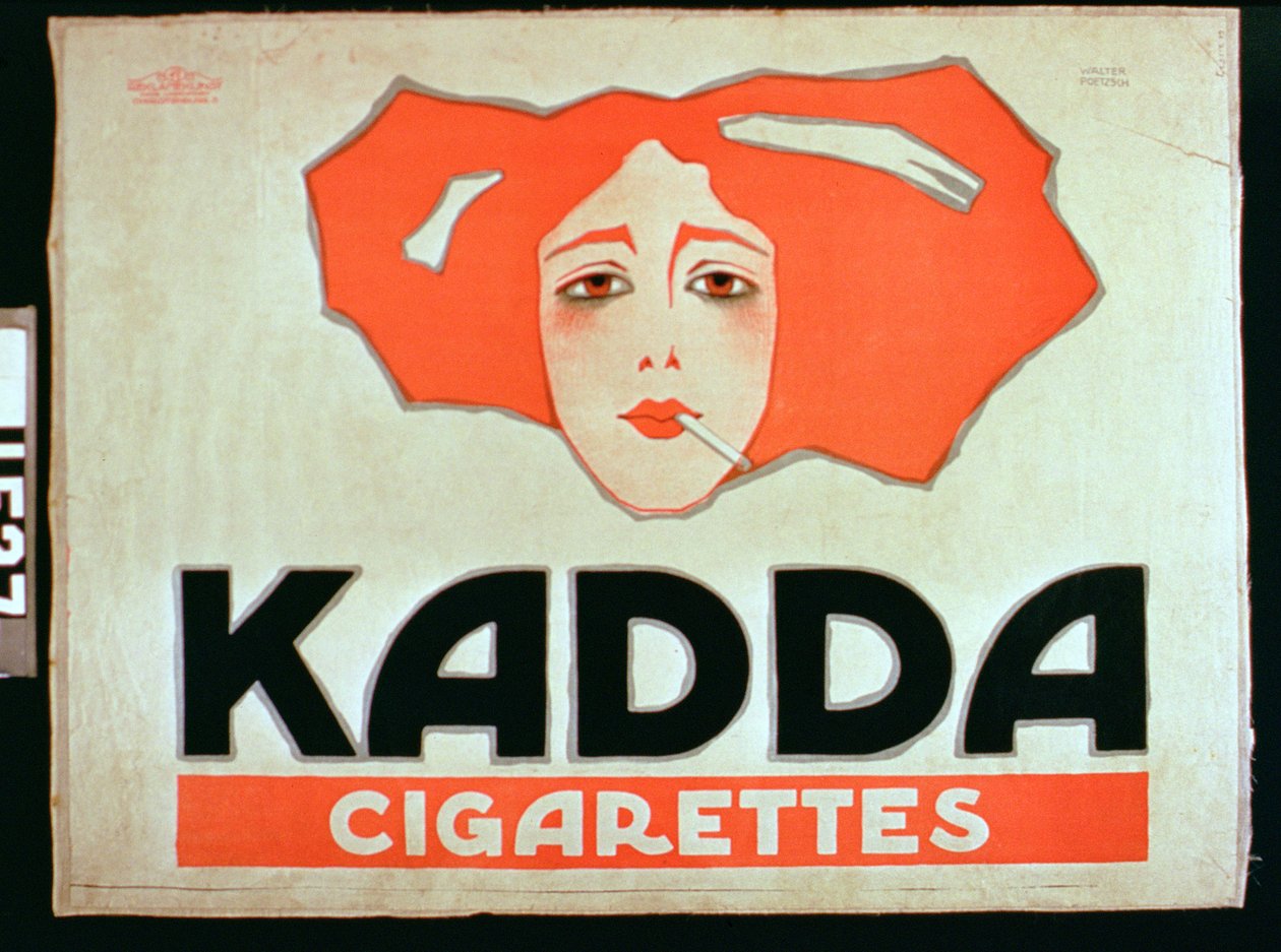 Reklama papierosów Kadda autorstwa European School