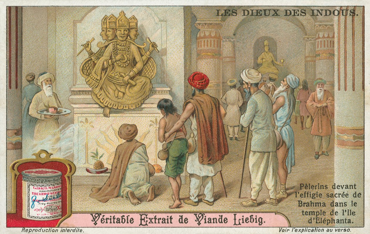 Brahma, karta Liebig, początek XX wieku (chromo) autorstwa European School