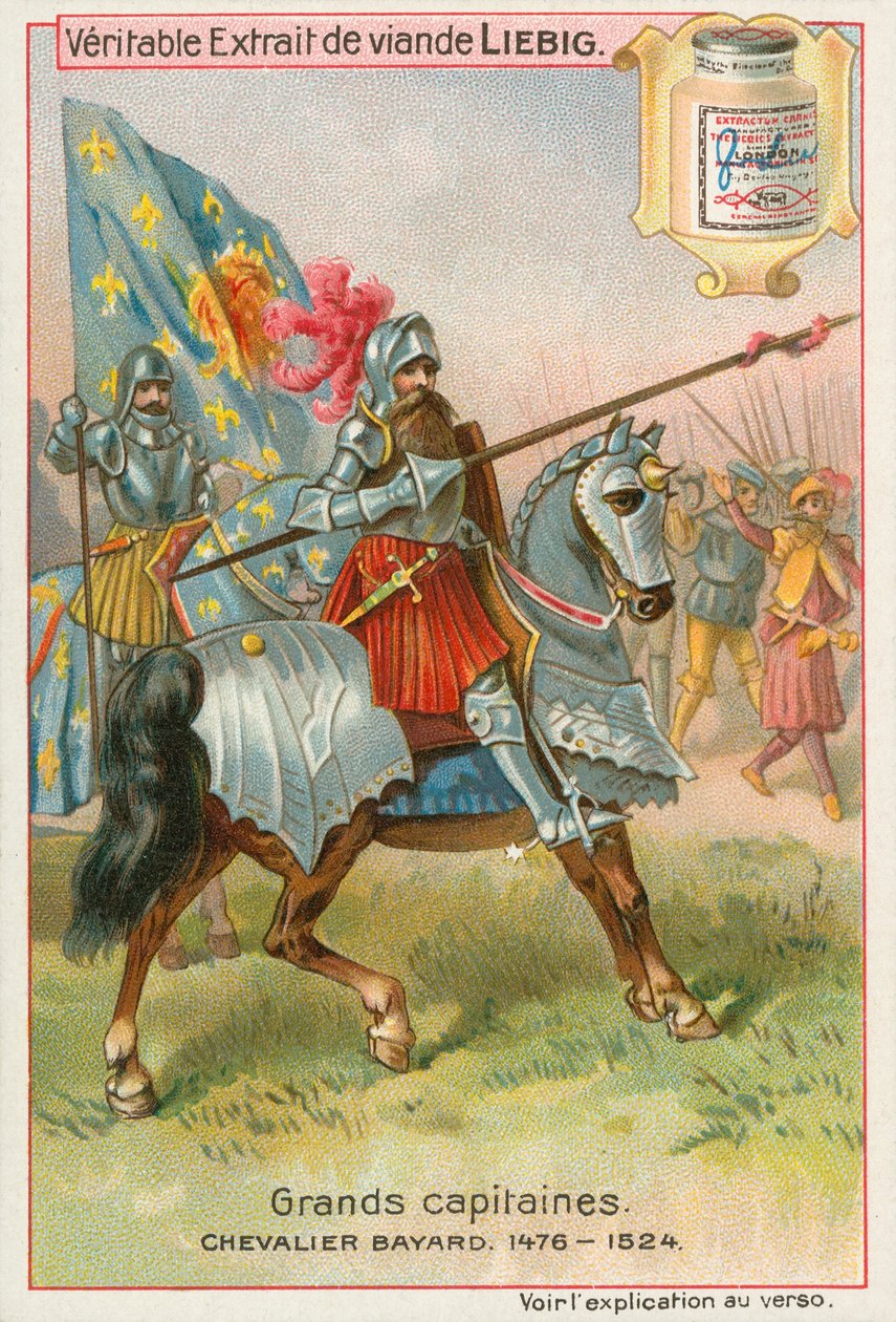 Chevalier Bayard, karta Liebig, początek XX wieku (chromo) autorstwa European School