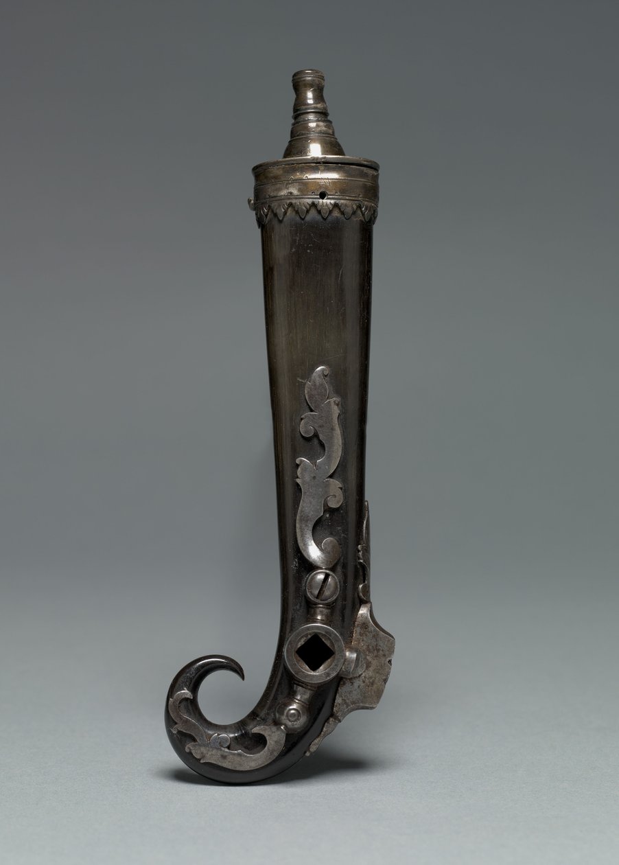 Połączona kolba do zalewania i klucz do kół, ok.1600-50 autorstwa European School