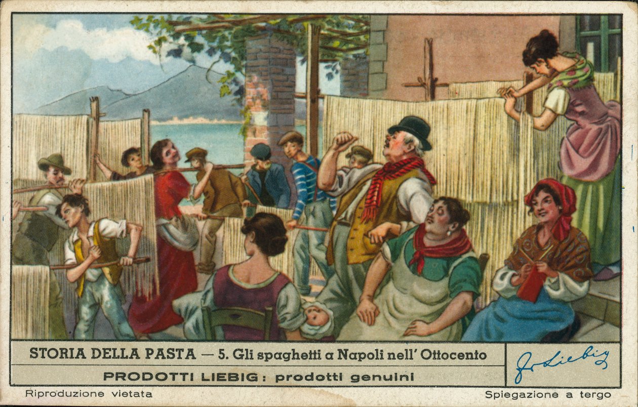 Suszenie spaghetti, Neapol autorstwa European School