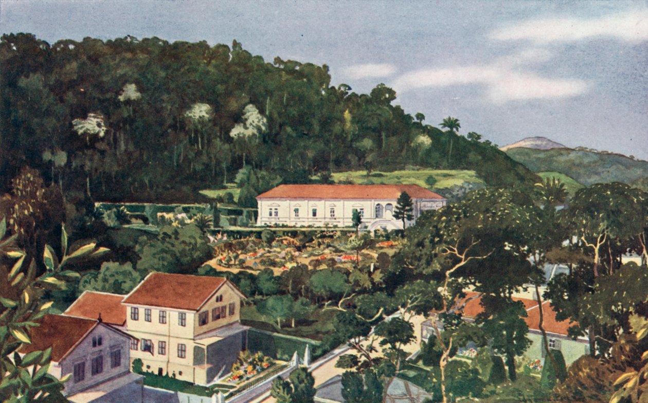 Poselstwo Jego Brytyjskiej Mości, Petropolis (kolorowa litografia) autorstwa European School