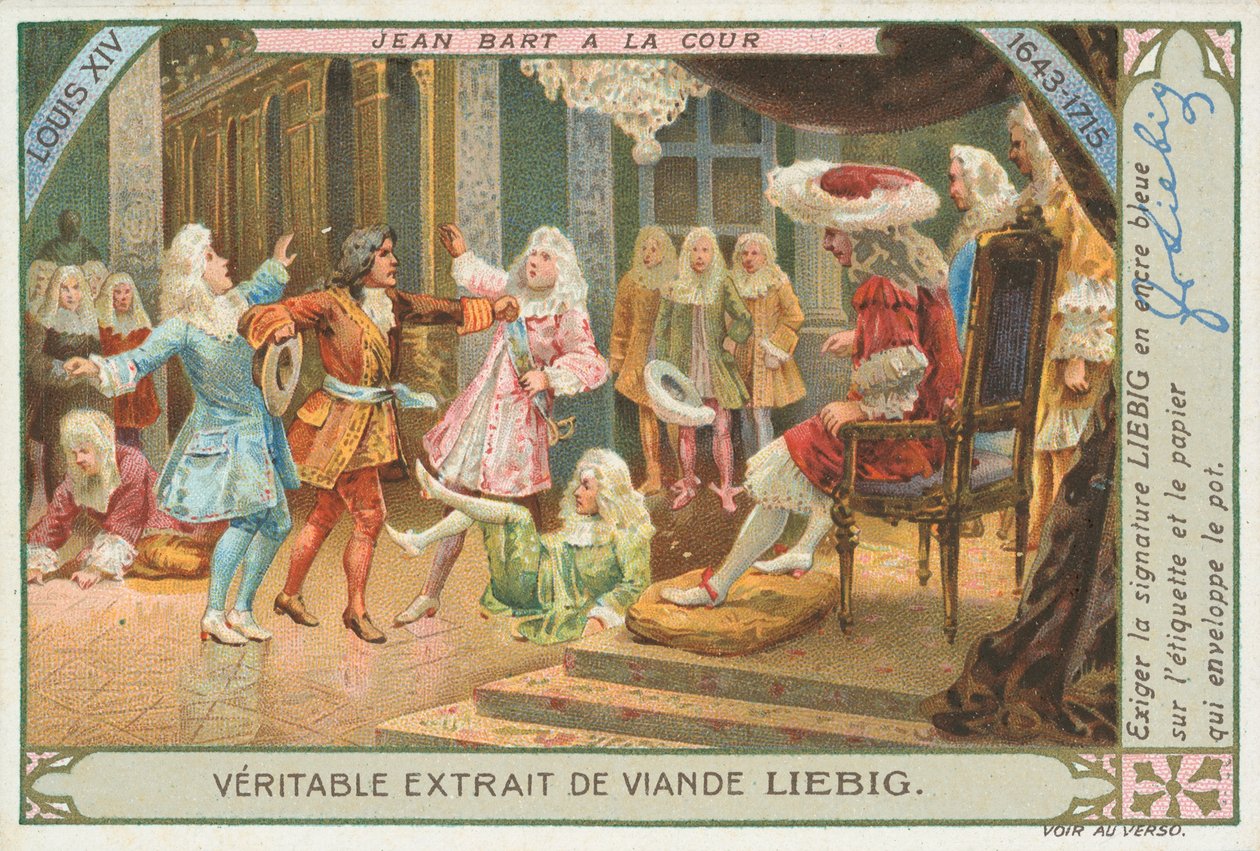 Jean Bart, karta Liebig, początek XX wieku (chromo) autorstwa European School