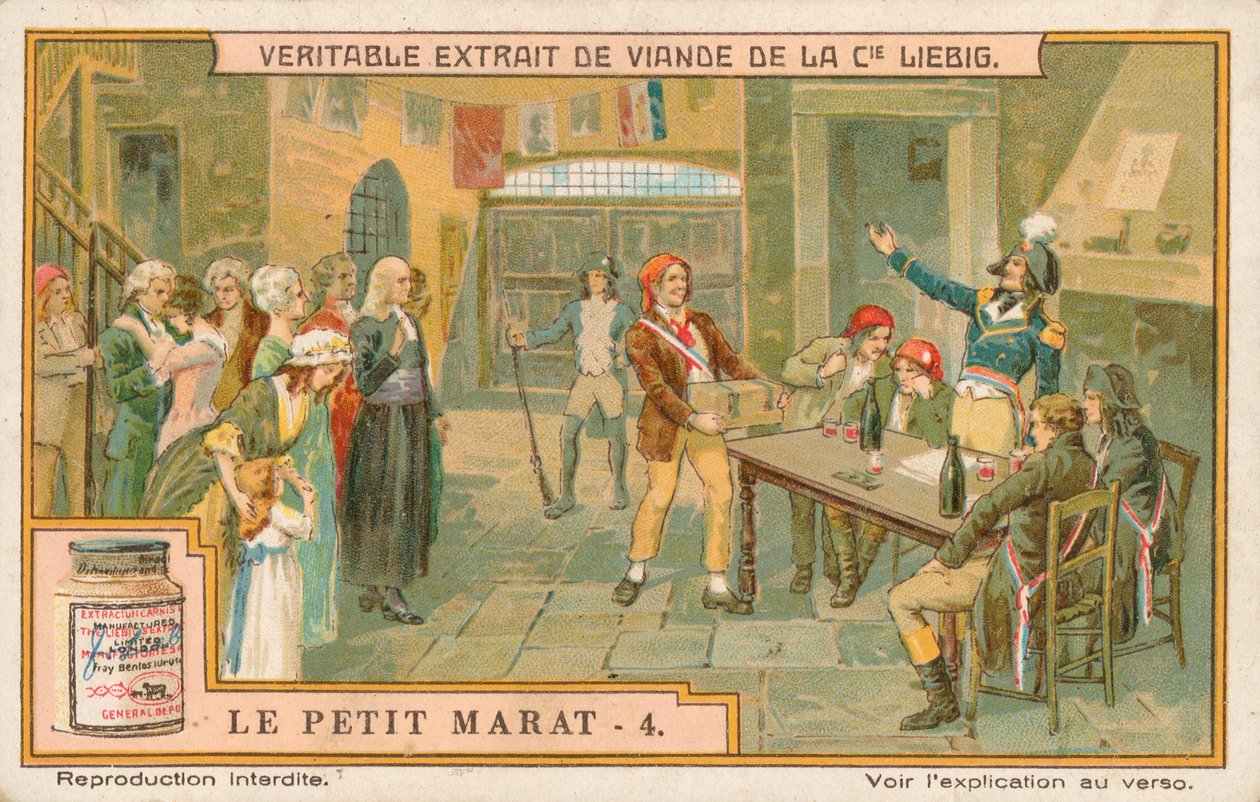 Le Petit Marat, karta Liebig, początek XX wieku (chromo) autorstwa European School