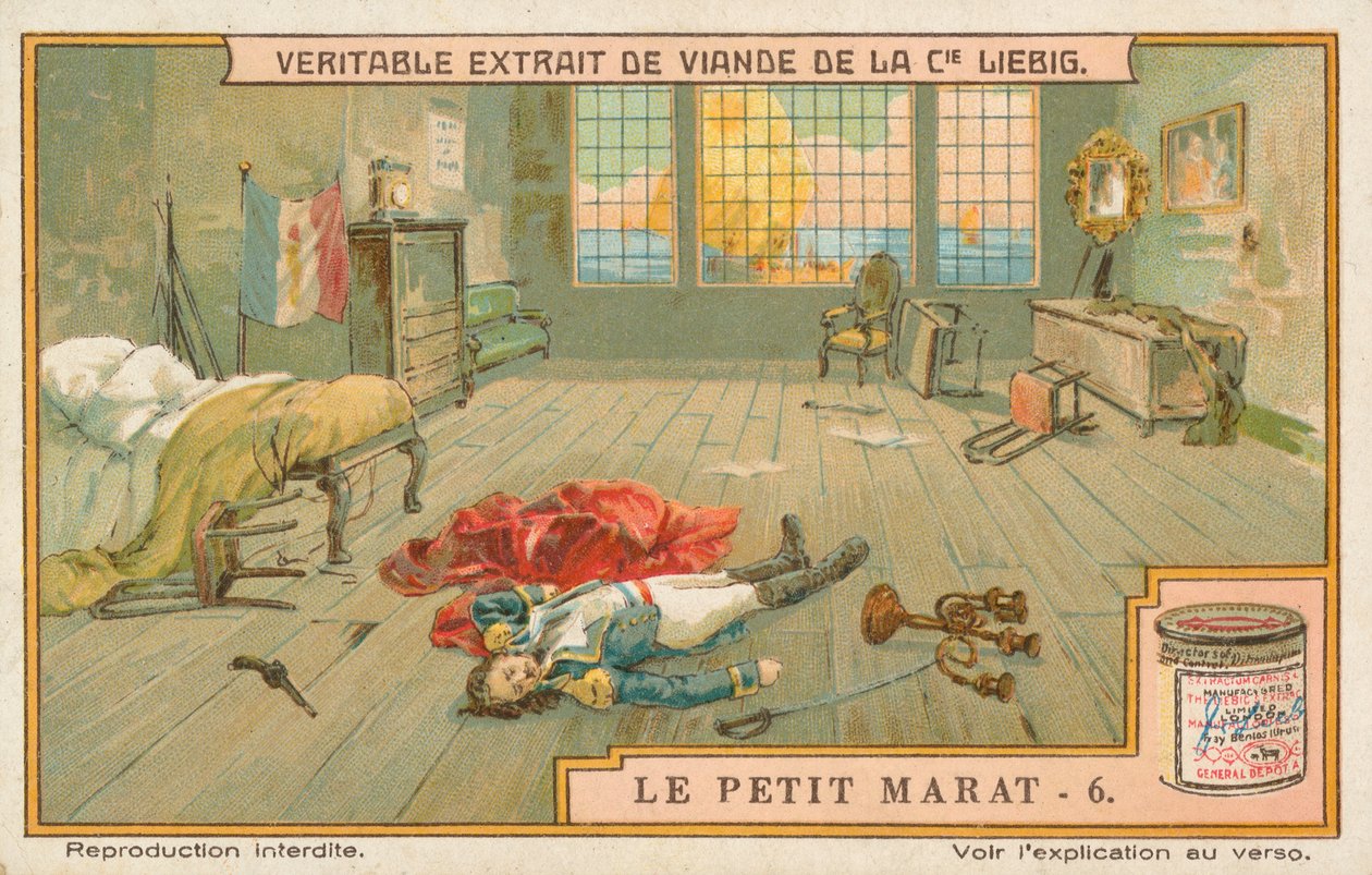 Le Petit Marat, karta Liebig, początek XX wieku (chromo) autorstwa European School