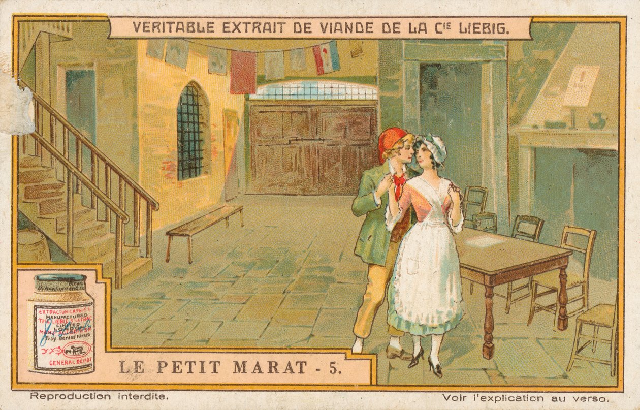 Le Petit Marat, karta Liebig, początek XX wieku (chromo) autorstwa European School