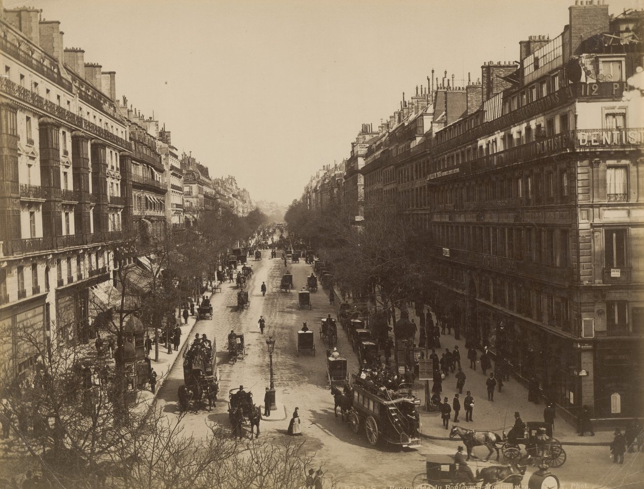 Montmartre, 1870 autorstwa European School