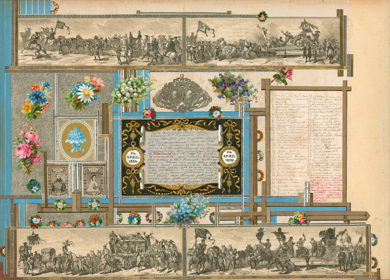 Strona z Sammelsurium, tom IV (materiał drukowany) autorstwa European School