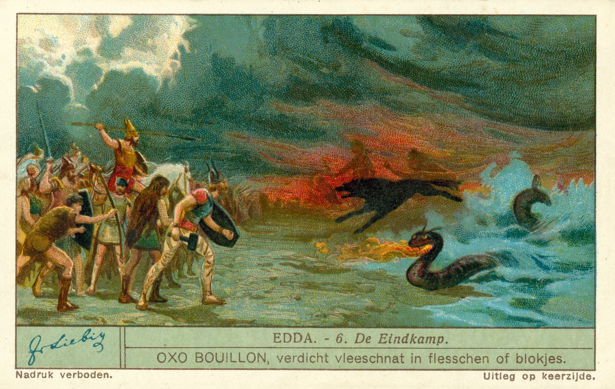 Ragnarok (chromolitho) autorstwa European School