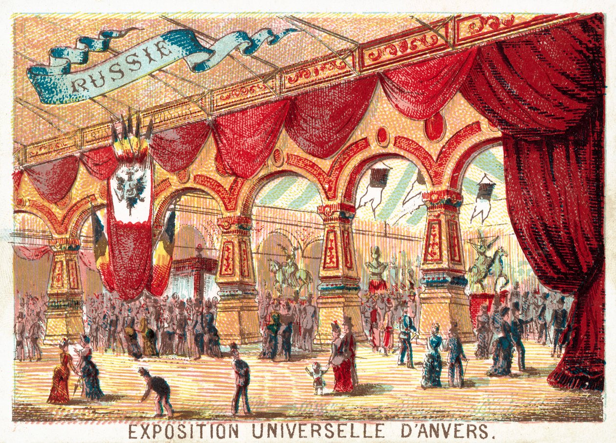 Rosyjskie stoisko na Exposition Universelle D