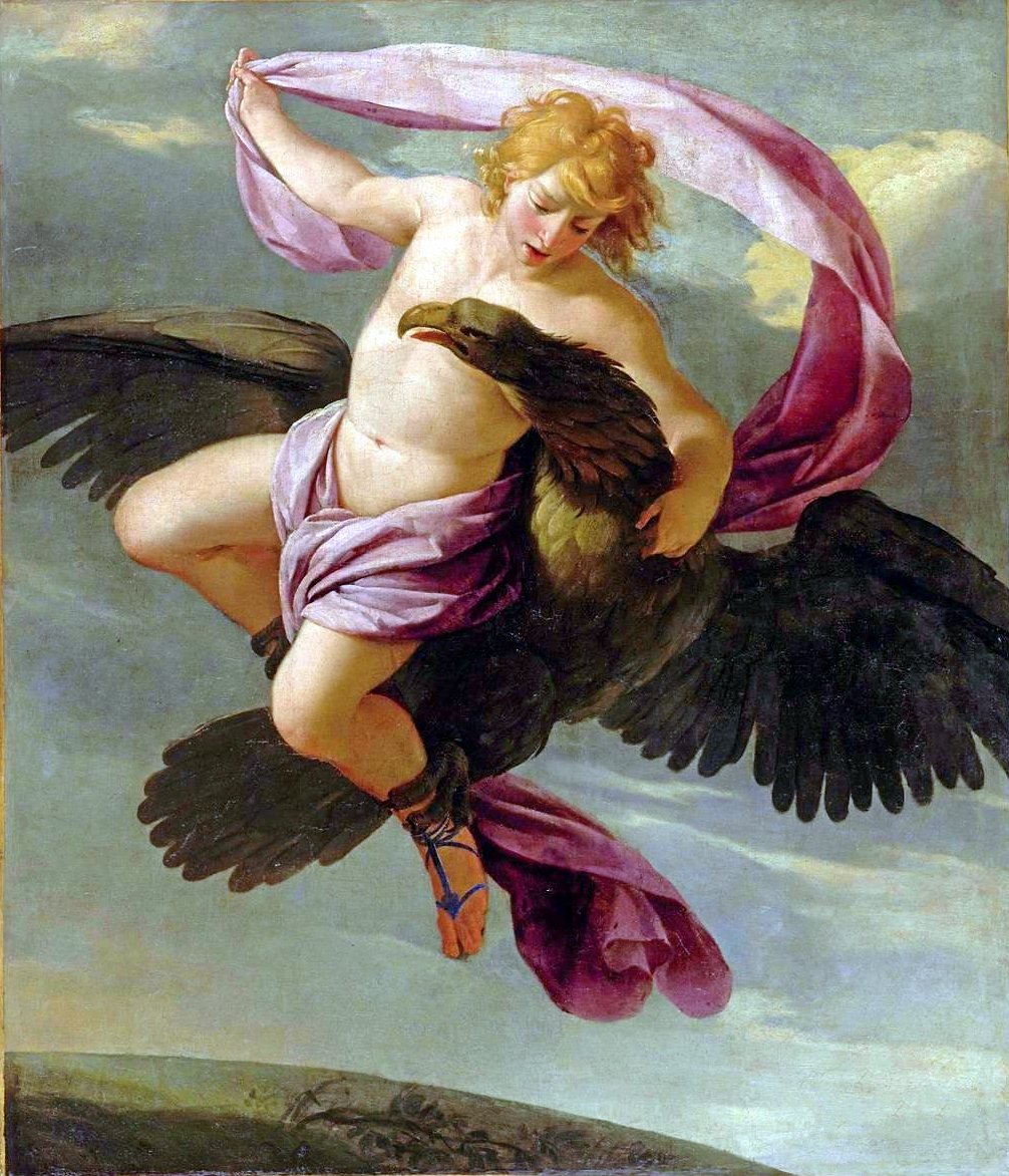 Porwanie Ganimedesa przez Jupiterna autorstwa Eustache Le Sueur