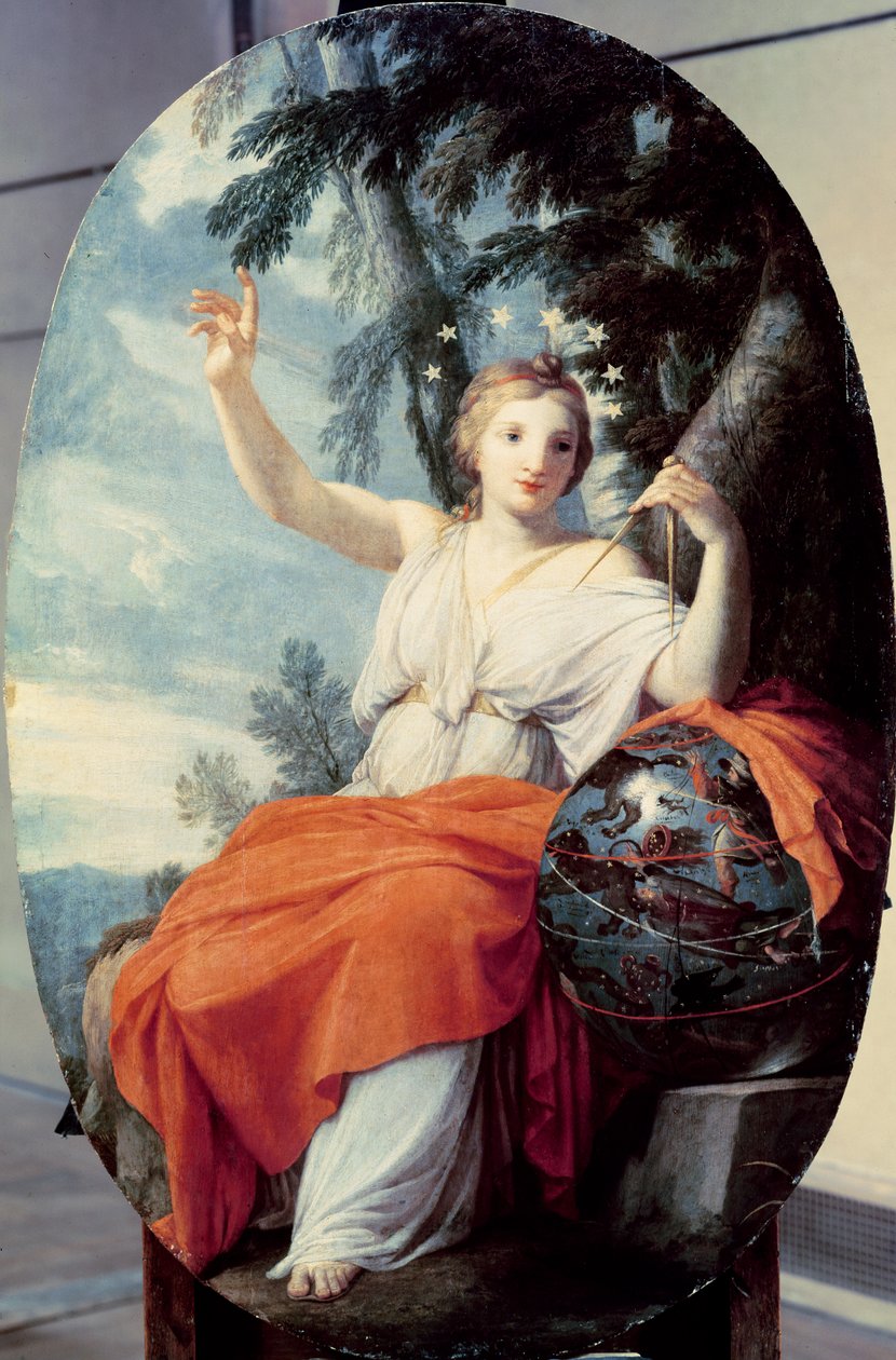 Muza Urania, 1646-47 autorstwa Eustache Le Sueur