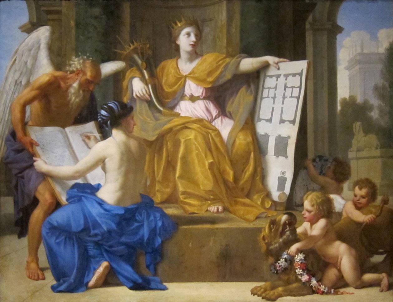 Alegoria wspaniałości autorstwa Eustache Le Sueur