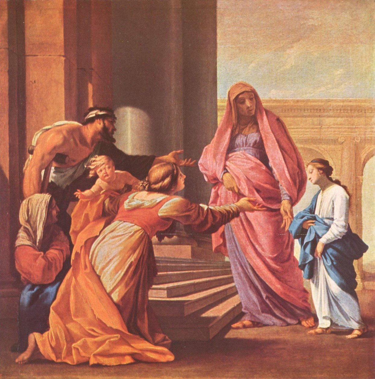 Ofiarowanie Dziewicy autorstwa Eustache Le Sueur