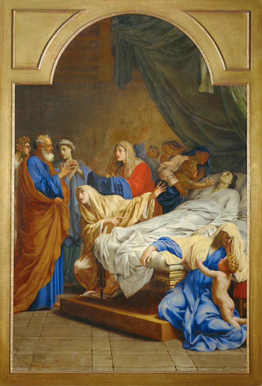Święty (malarstwo) autorstwa Eustache Le Sueur
