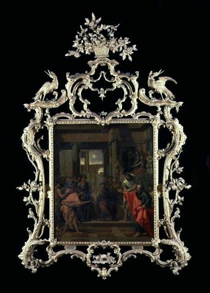 Dwaj filozofowie spierają się przed cesarzem autorstwa Eustache Le Sueur