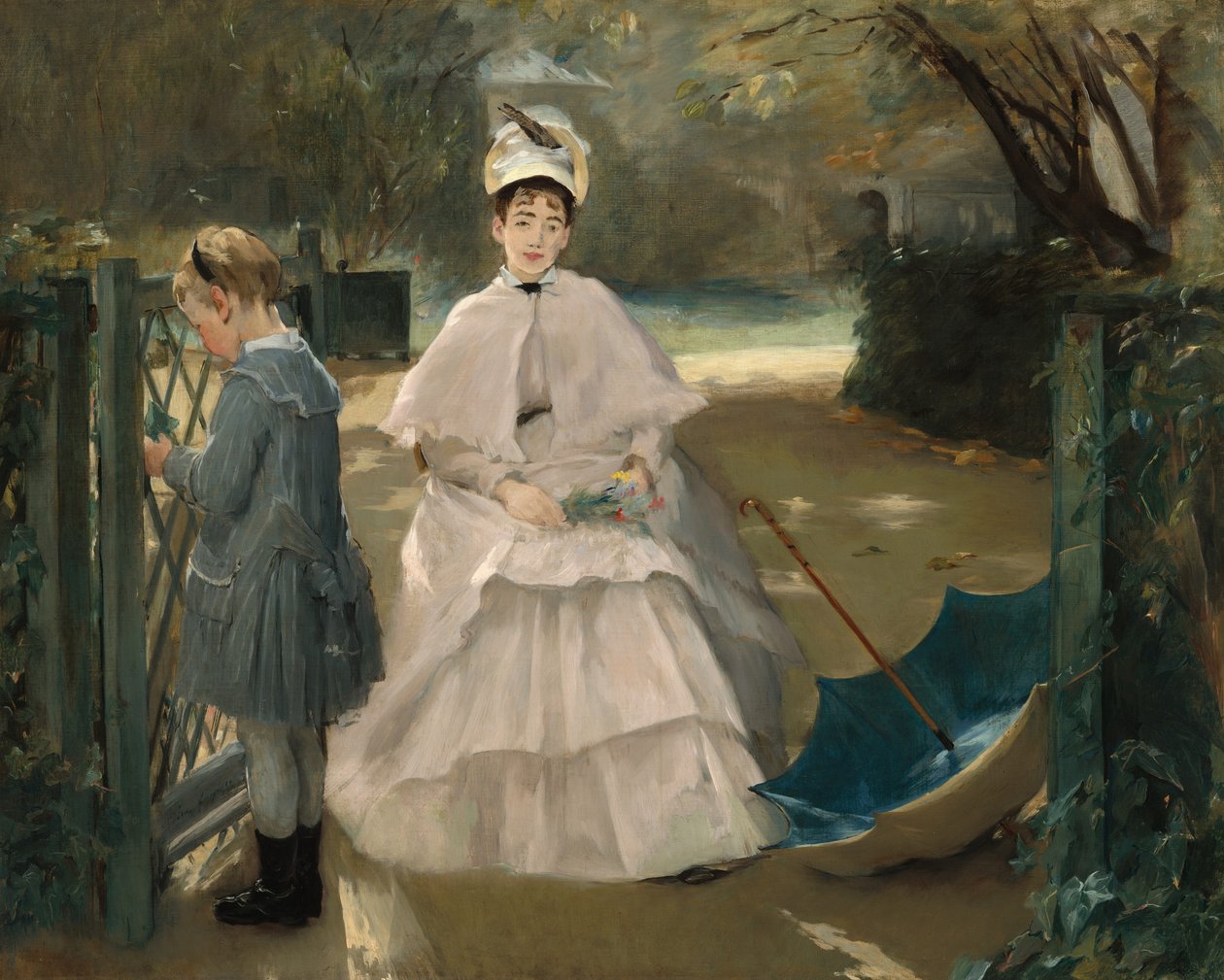 Niania i dziecko, 18771878. autorstwa Eva Gonzalès