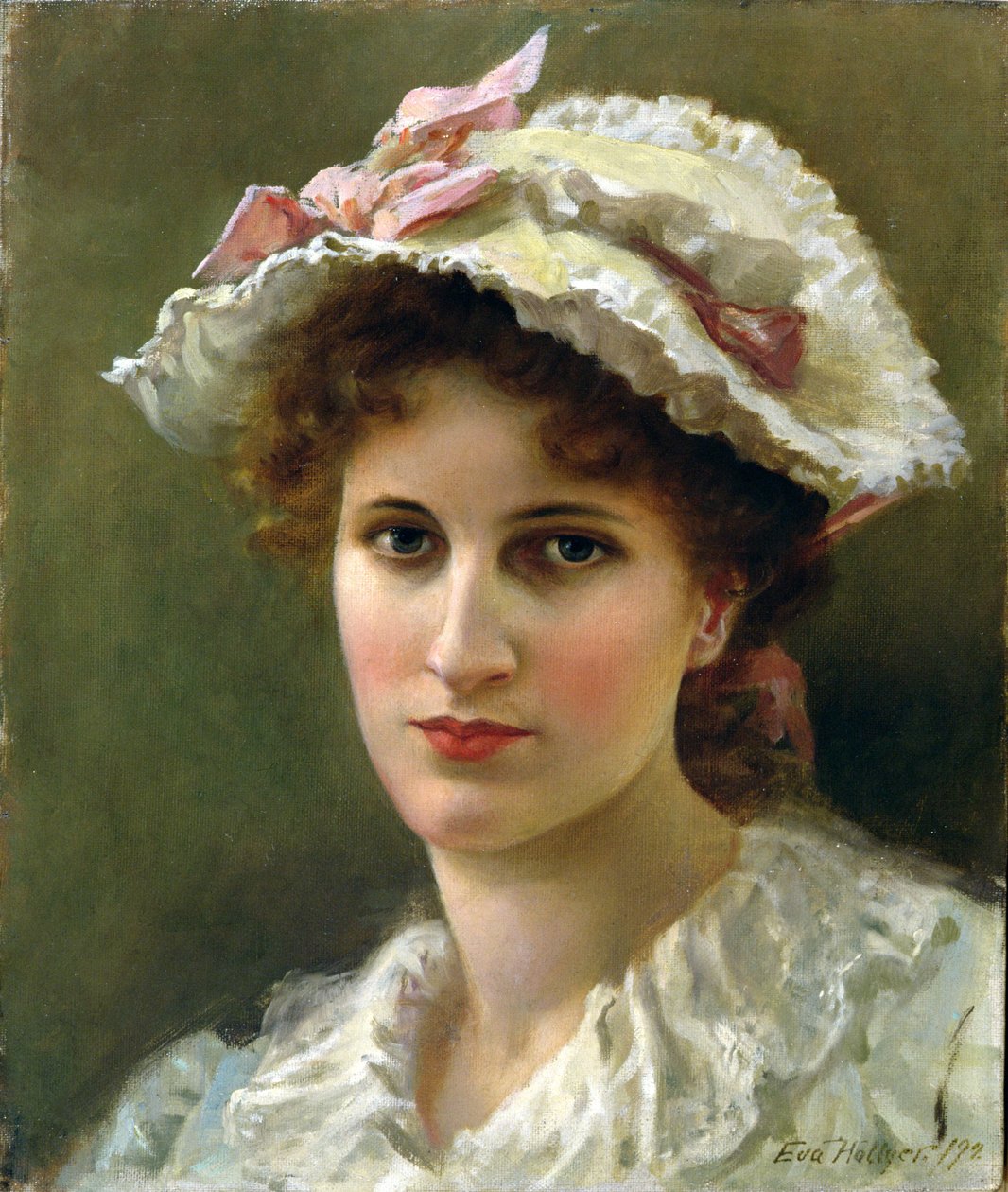 Angielska róża, 1892 autorstwa Eva Hollyer