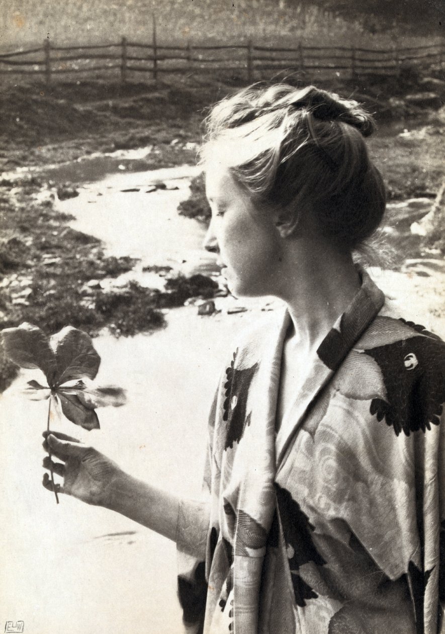 Majowy liść jabłoni autorstwa Eva Lawrence Watson Schutze