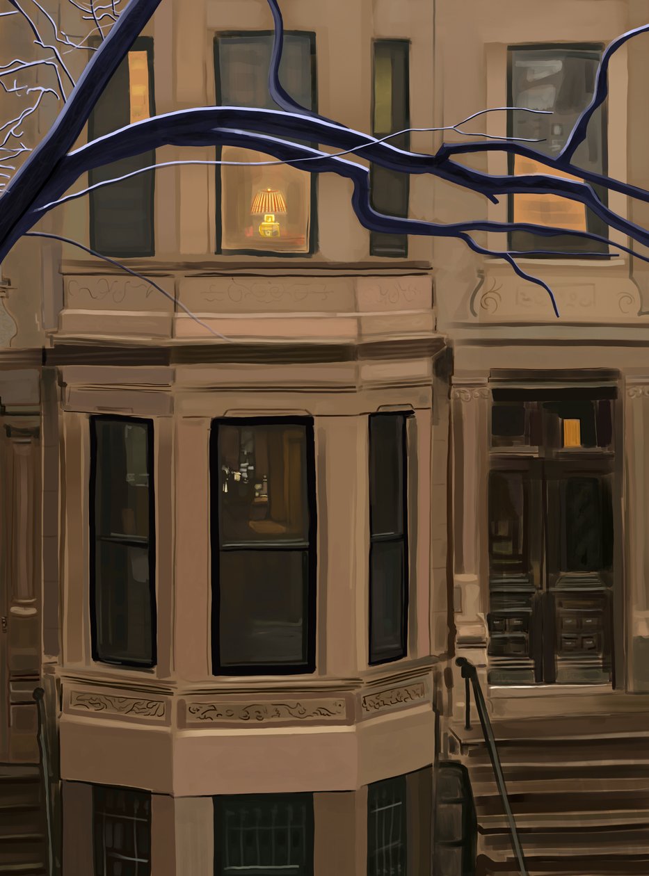 589 Seventh Street. Brooklyn (sztuka cyfrowa) autorstwa Evan Sklar